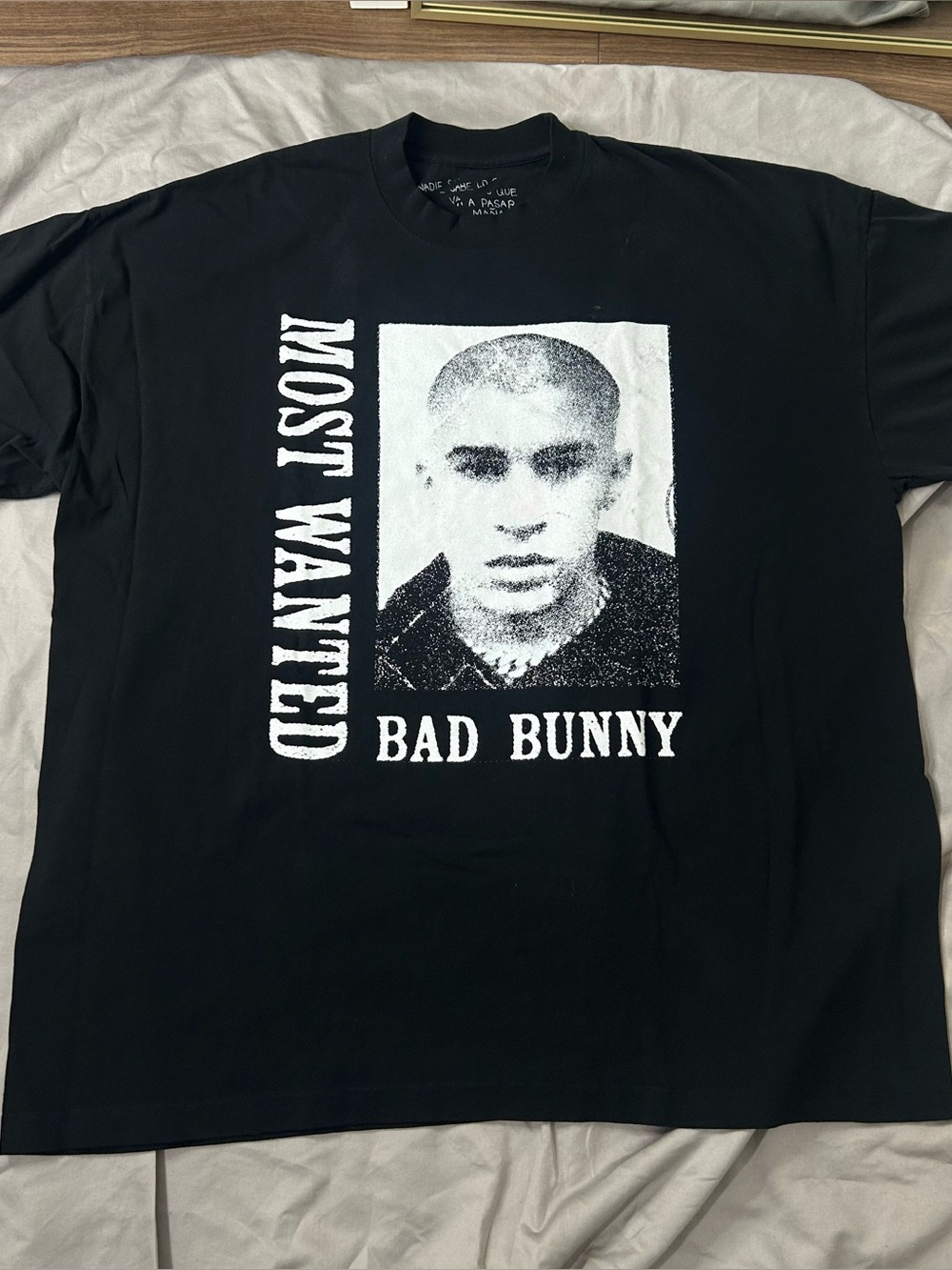 Bad Bunny "Most Wanted Tour" graphic t-shirt